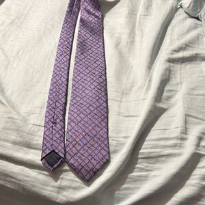 Gucci Purple Geometric Men's Tie